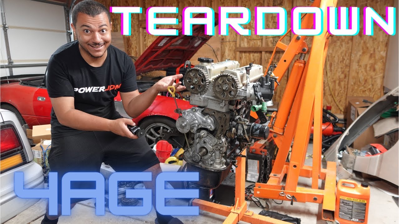 4AGE Teardown Part 1 // 1987 AW11 MR2 Build + Repair series
