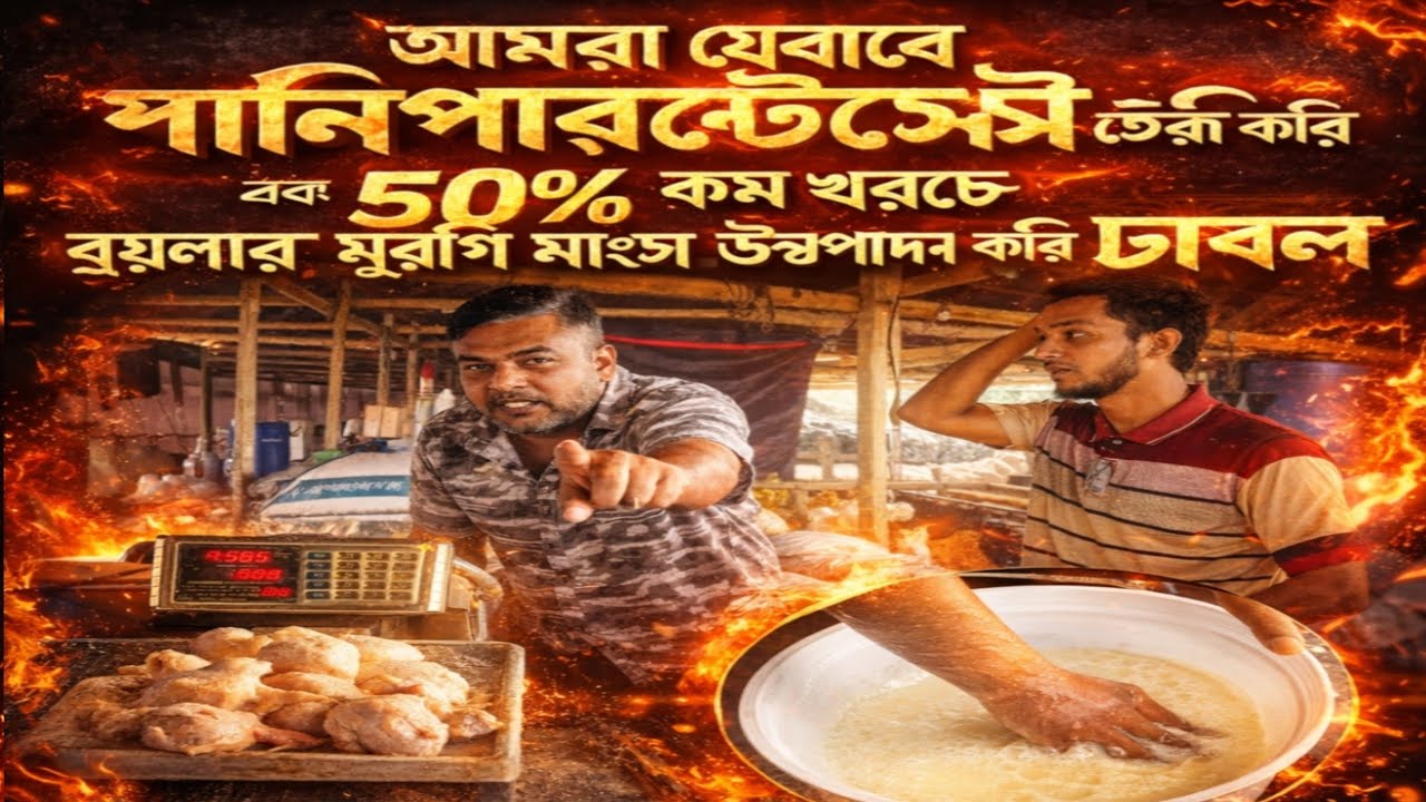 ৫০% কম খরচে ডাবল লাভ 🔥পানি ফার্মেন্টেশনই ভবিষ্যৎ! 🚀কমেন্ট করুন “শিখবো” 👇