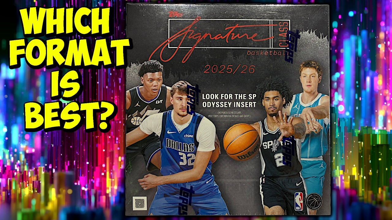 Карточки Topps Signature Class 2025/26: MEGA против BLASTER &mdash; какая лучше бьет?