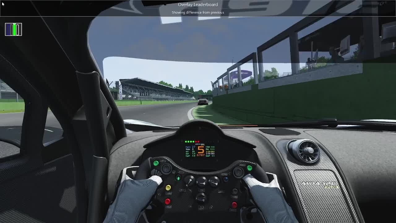 Assetto Corsa Imola McLaren MP4-12C GT3 (Dry) Track Guide (Hotlap + Telemetry)