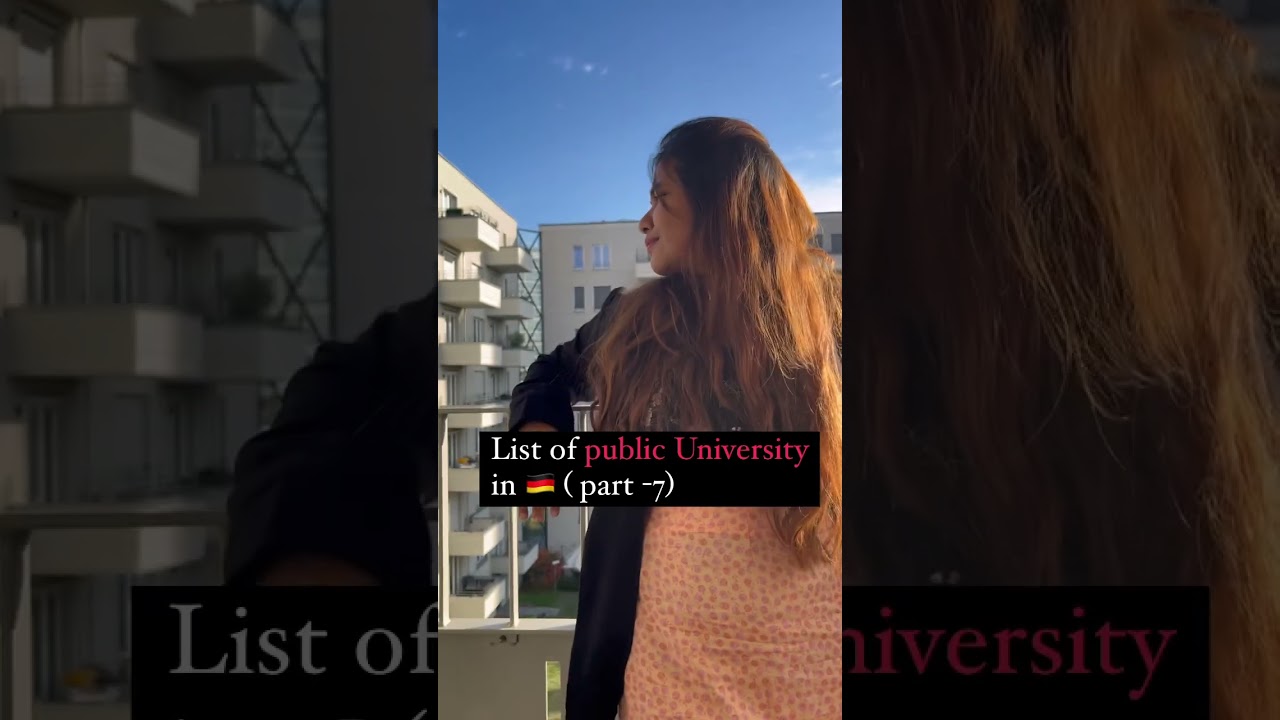 Public University list for renewable energy in Germany #shorts #studyabroad