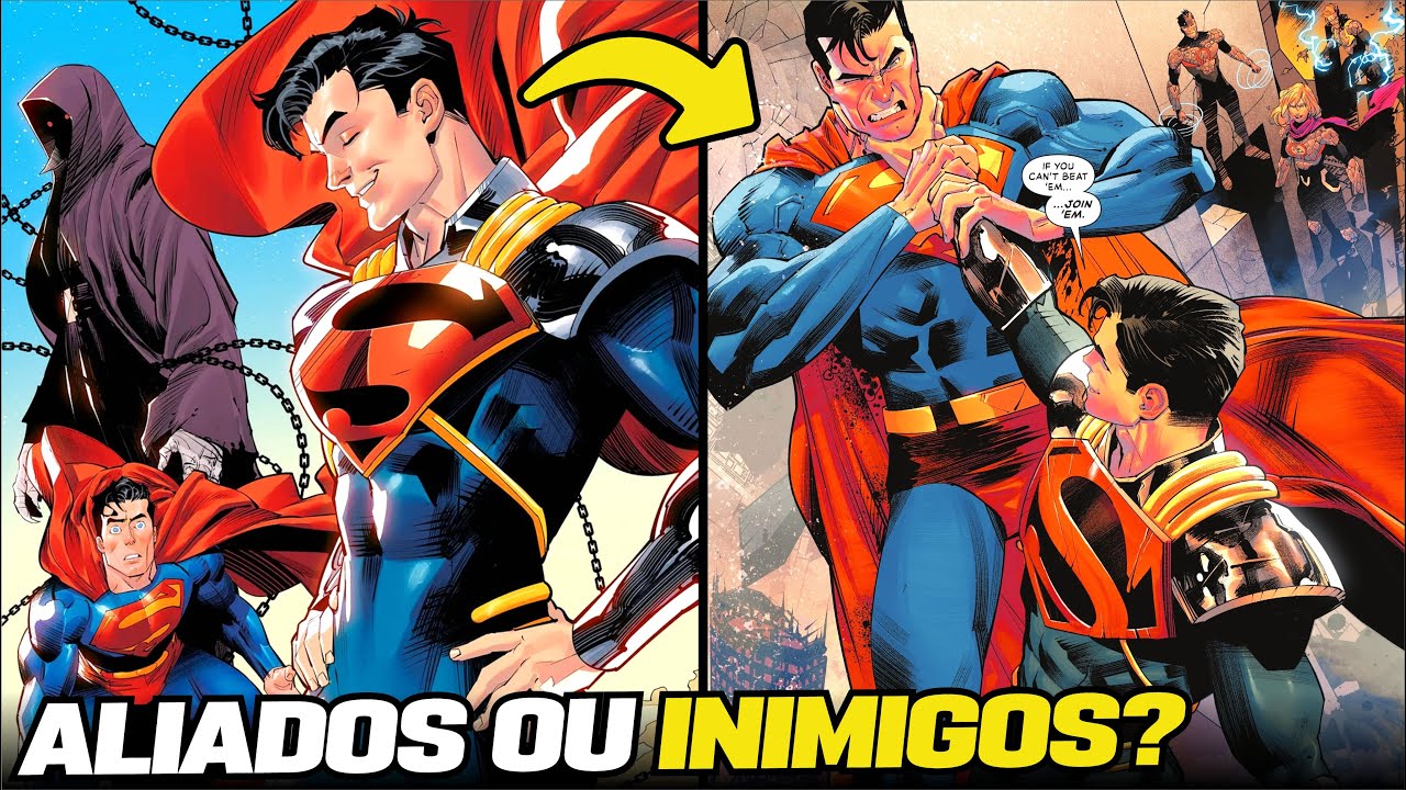 SUPERBOY PRIME E SUPERMAN SE UNEM CONTRA A LEGIÃO DE DARKSEID! Superman #29