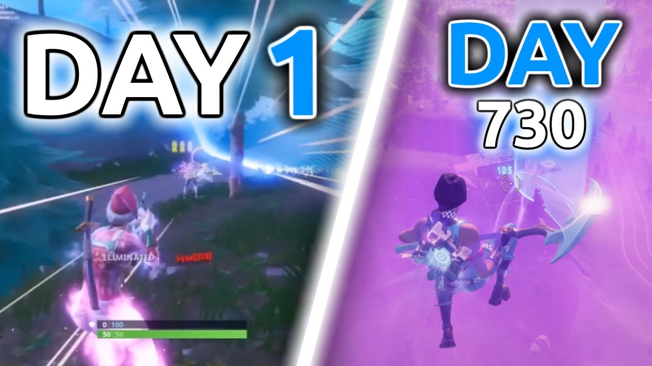 My 2 YEAR Fortnite Trickshot Progression