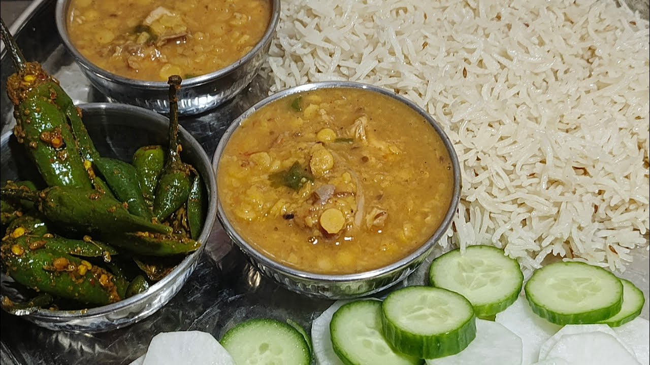 Easy delicious chicken dal recipe 