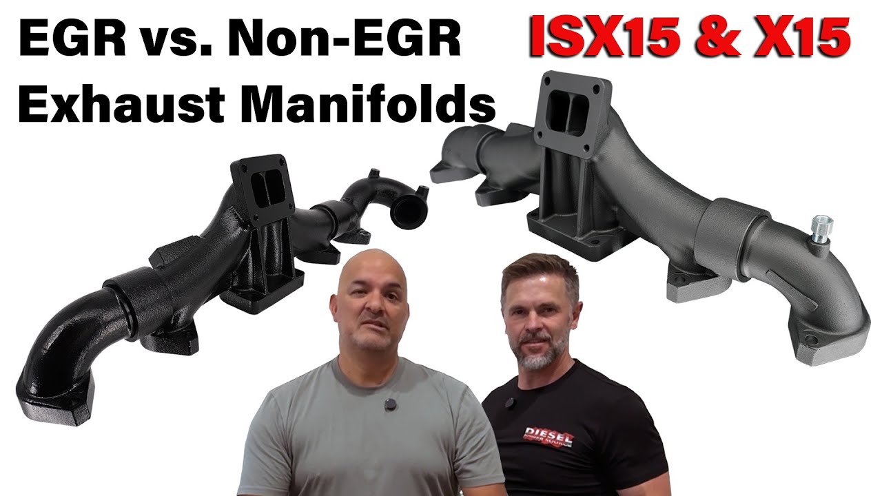 Выпускной коллектор с EGR и без EGR для ISX15/X15 &mdash; какой из них подойдет для вашего автомобиля?