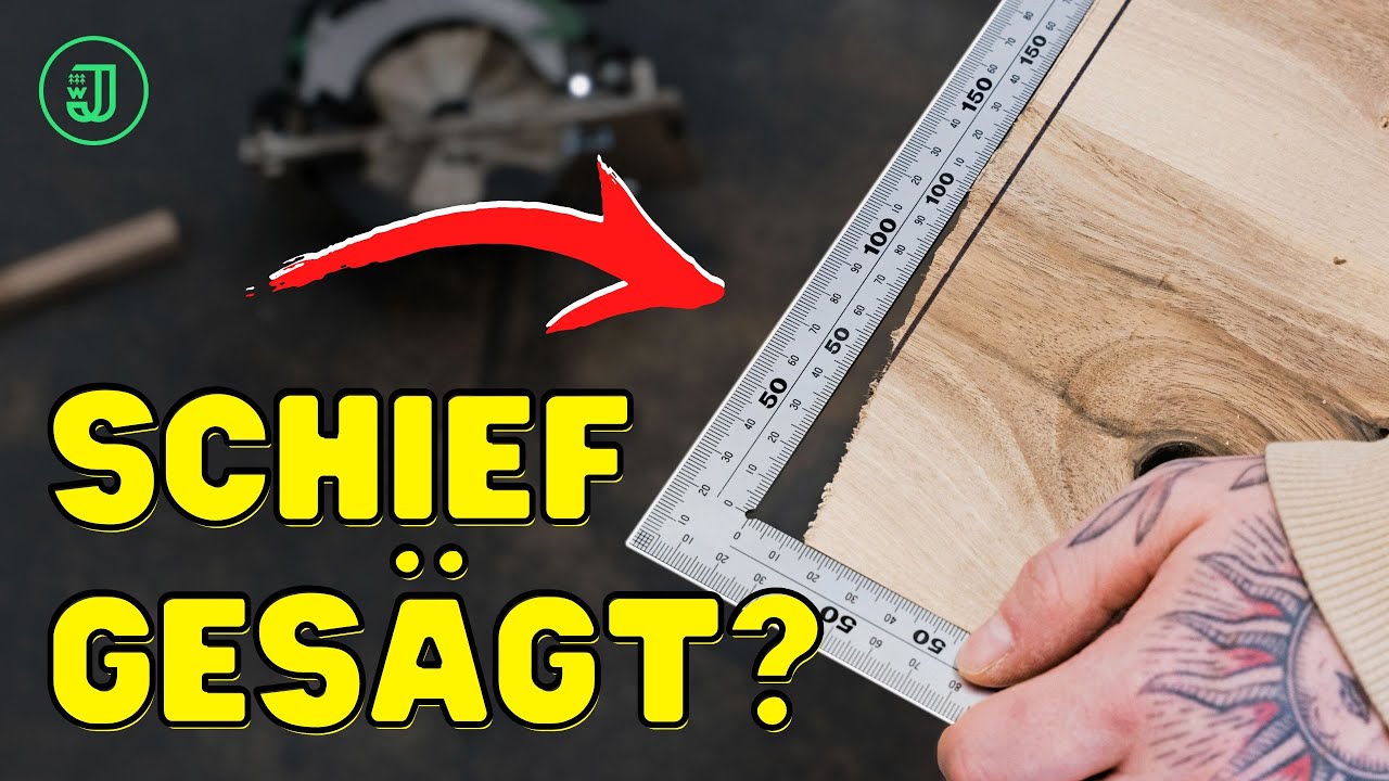 So einfach s&auml;gst du PERFEKT GERADE mit der HANDKREISS&Auml;GE! | Jonas Winkler