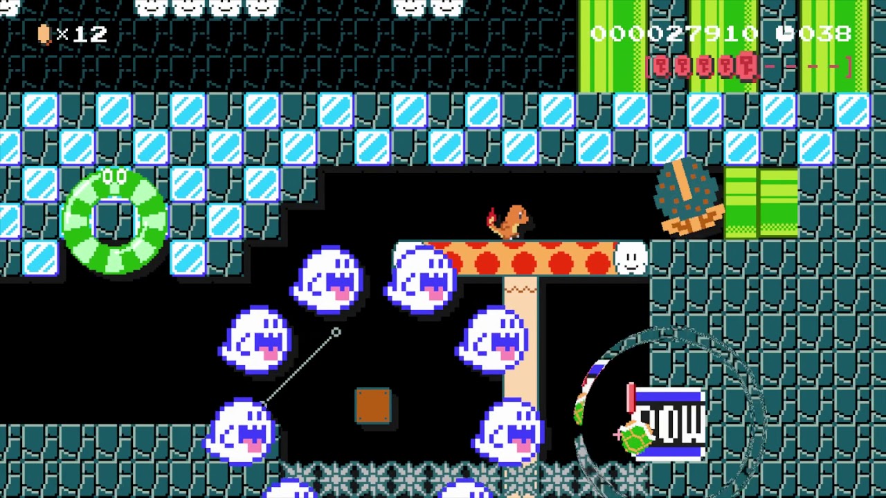 Charmander's Speedrun ⚡️ by Maxi ⚡️ SUPER MARIO MAKER Raw GAMEPLAY