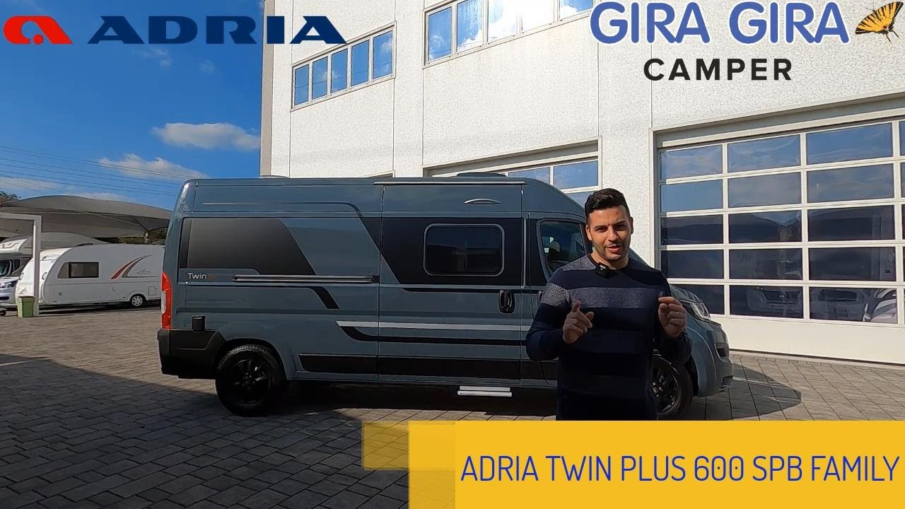 VAN ADRIA TWIN 600 SPB FAMILY PLUS 2022 CAMPER PURO 5,99 mt bagno variabile VANLIFE 5 posti letto