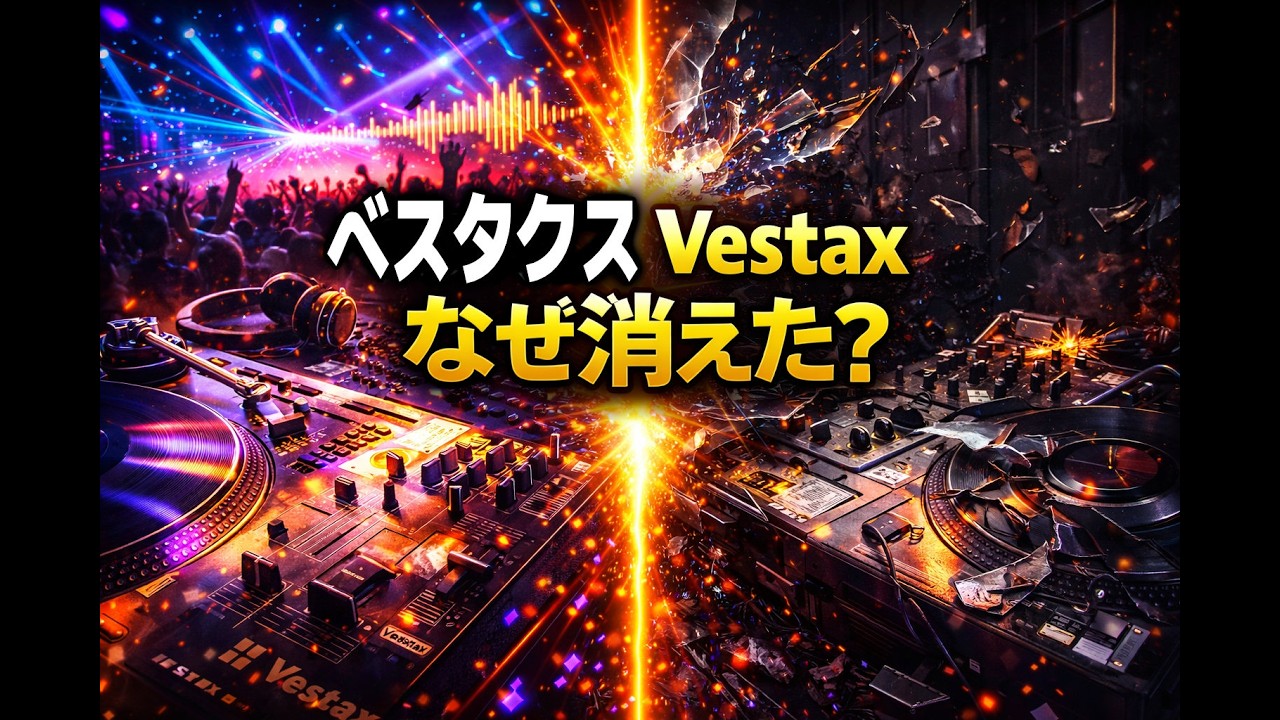 【秘密の暴露】なぜ「ベスタクス（Vestax）」は消えたのか？ 音楽界の巨人が墜ちた“罠”と衝撃の真実。The Rise & Fall of Vestax.