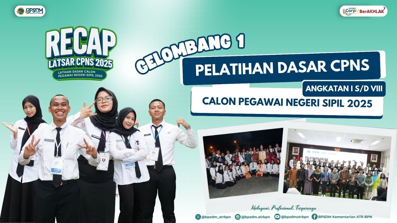 Penutupan Pelatihan Dasar CPNS 2025 GEL. 1