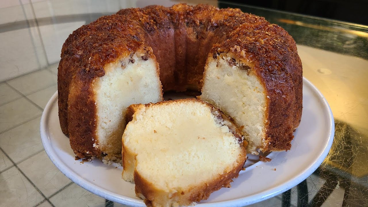 Homemade Coconut Rum Cake