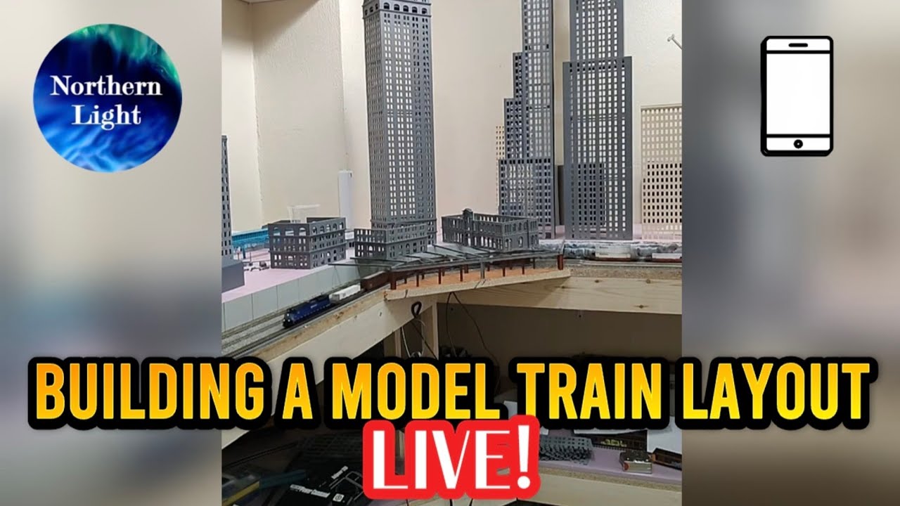 Model Train Skyscraper Assembly, Running Locomotives, and Chat Session LIVE! | 2/10/2026