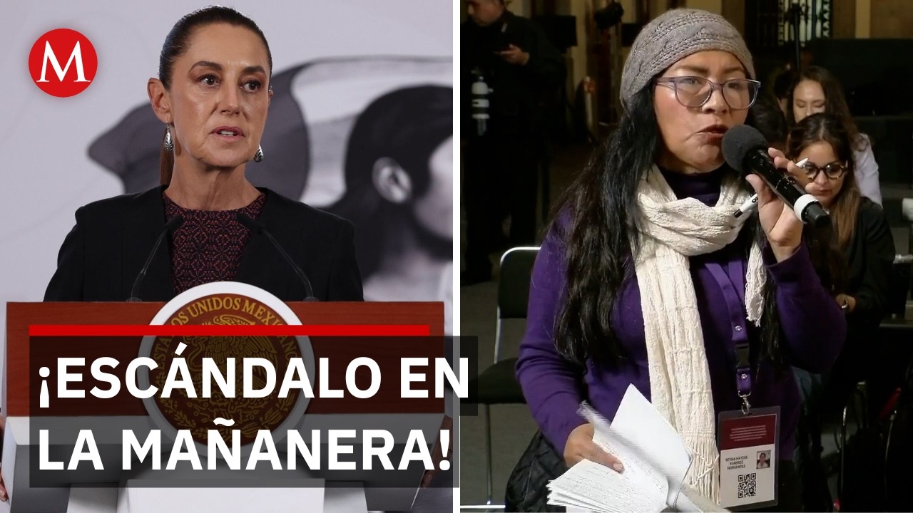 Reyna encara a Sheinbaum en la mañanera: Tenso cruce