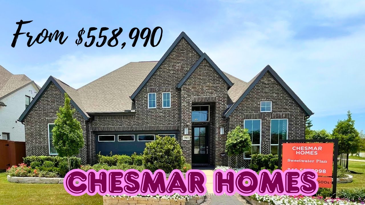 Chesmar Homes Sweetwater Plan Tour | 1-Story Luxury in Elyson Katy TX | 4 Bed + Media Room Model