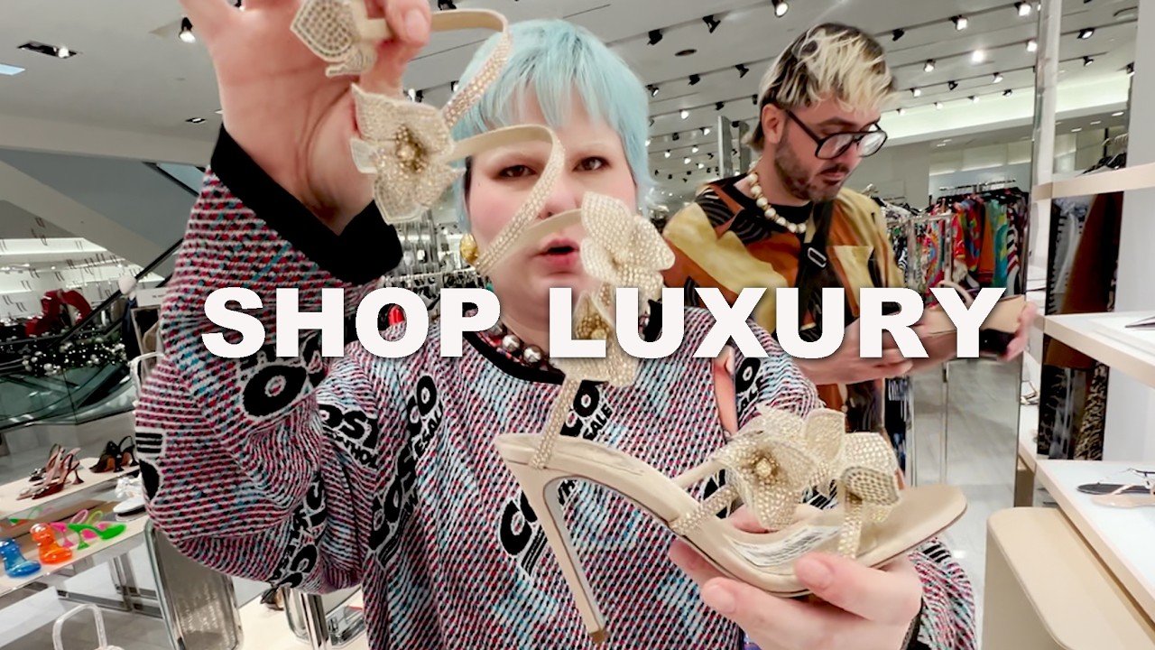 LUXURY SHOPPING VLOG  at NEIMAN MARCUS ft. Schiaparelli, Chanel, Saint Laurent, AlaÏa..