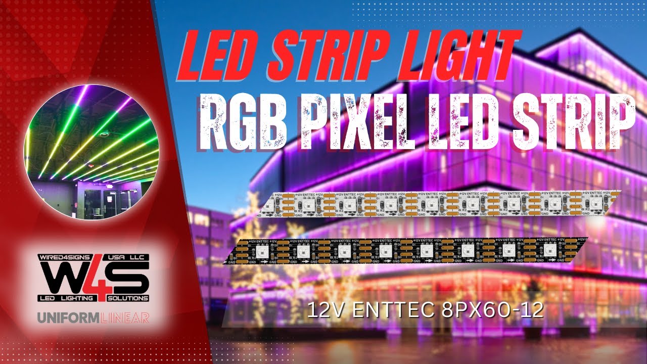 Creative Animated Lighting Ideas Using RGB Pixel LED Strips