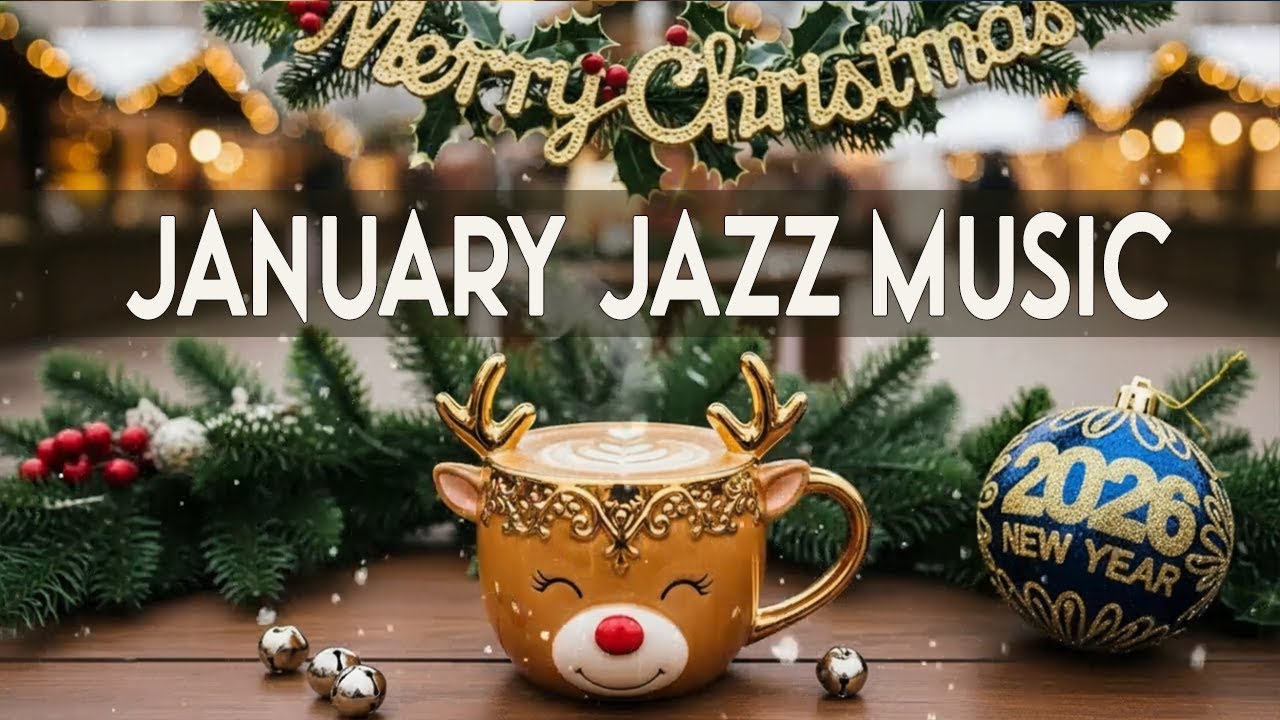 January Jazz ☕ Positive Morning Winter Café Glow with Sweet Bossa for Easy Focus🎷