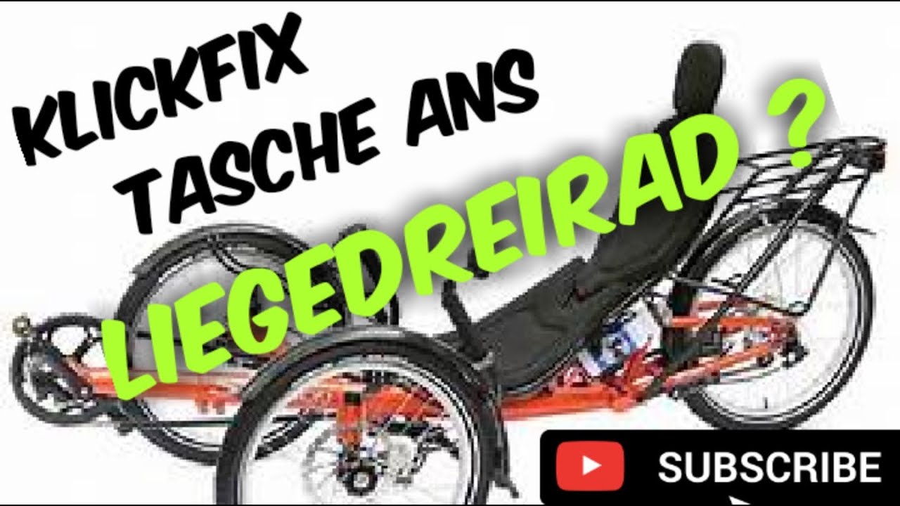 Kickfix Tasche ans Liegerad/ HP Velotechnik Scorpion