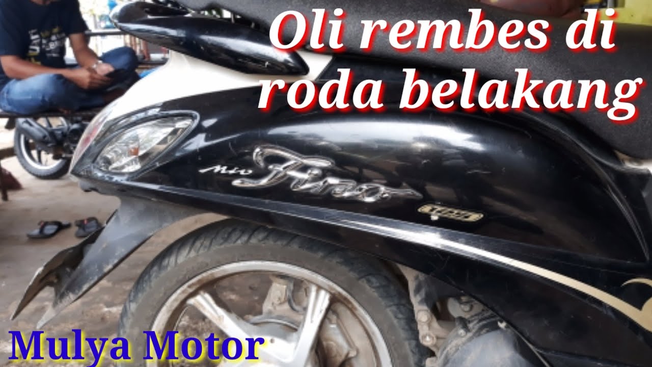 Cara ganti seal as roda blakang,kruk as, as pully gardan YAMAHA FINO.