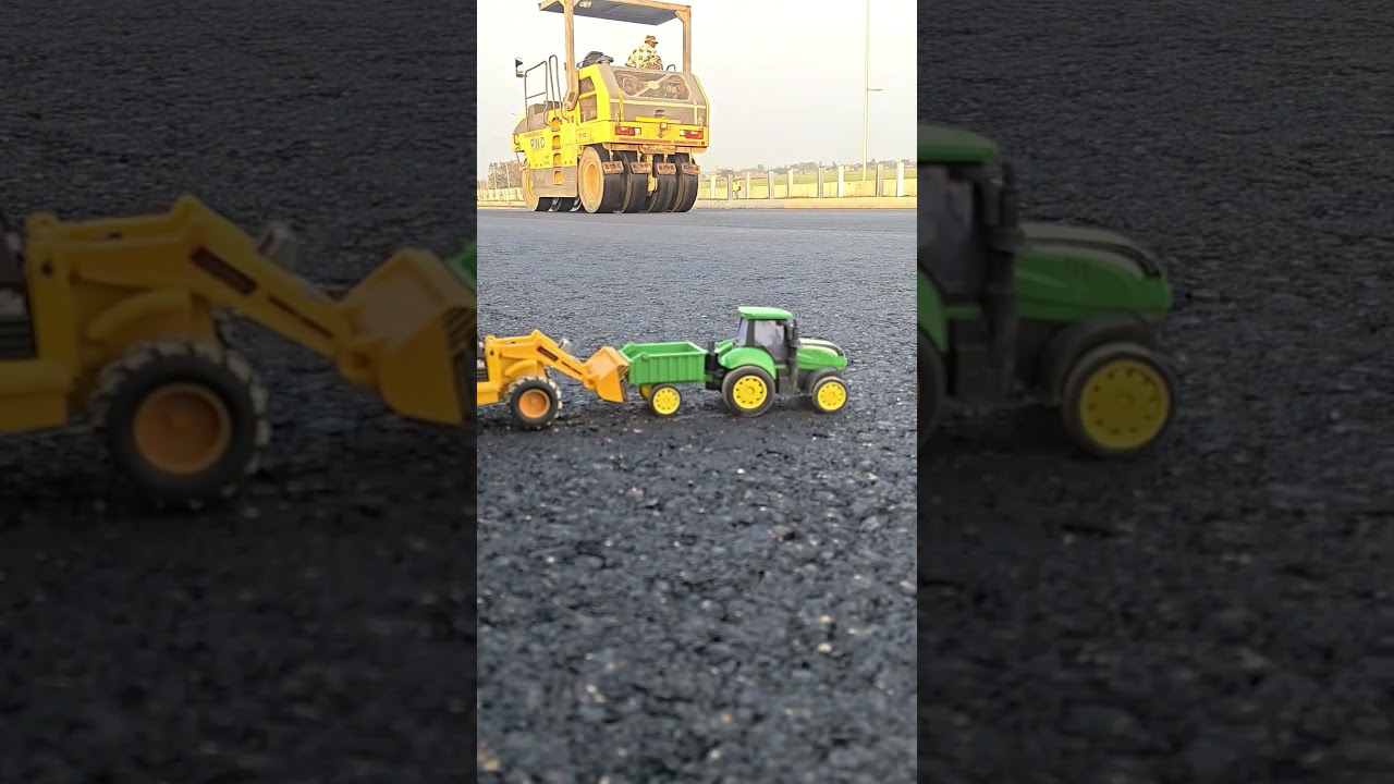 February RC JCB Excavator Vs, Mahendra tractor Unboxing 😱 testing and dumper UNBOXING 😱 review 🔔