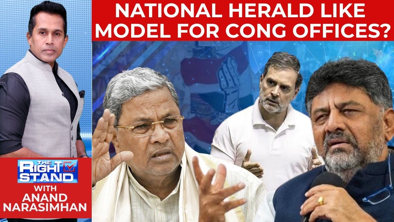BJP Criticizes Congress Over Land Allocations in Karnataka | The Right Stand | News18