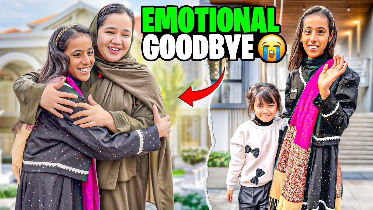 Emotional goodbye | halima chali gyi hmesha k liye | Sitara yaseen vlog 