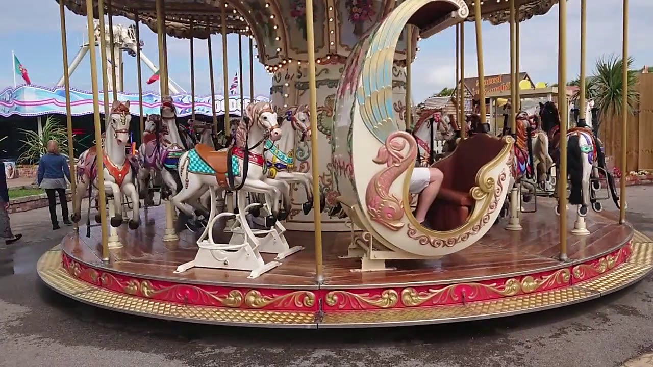 Carousel Ride At Southport Pleasureland, July 2018