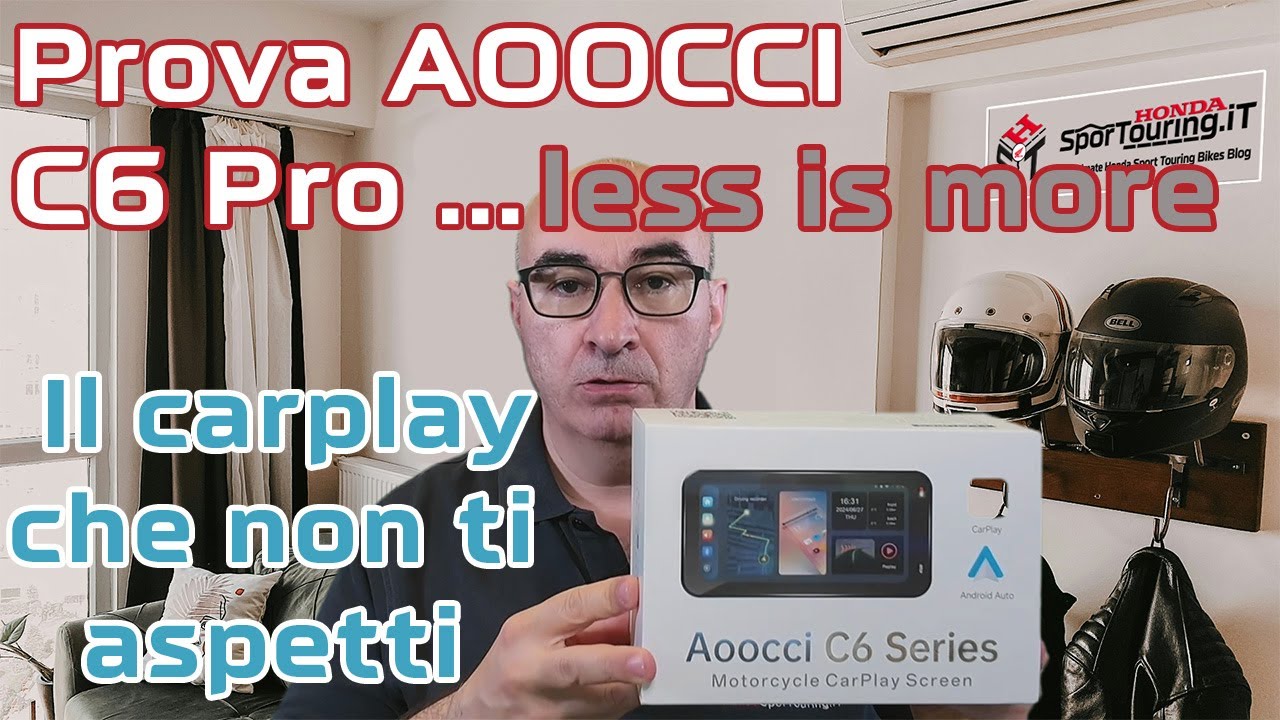 Prova AOOCCI C6 Pro, less is more, il carplay che non ti aspetti