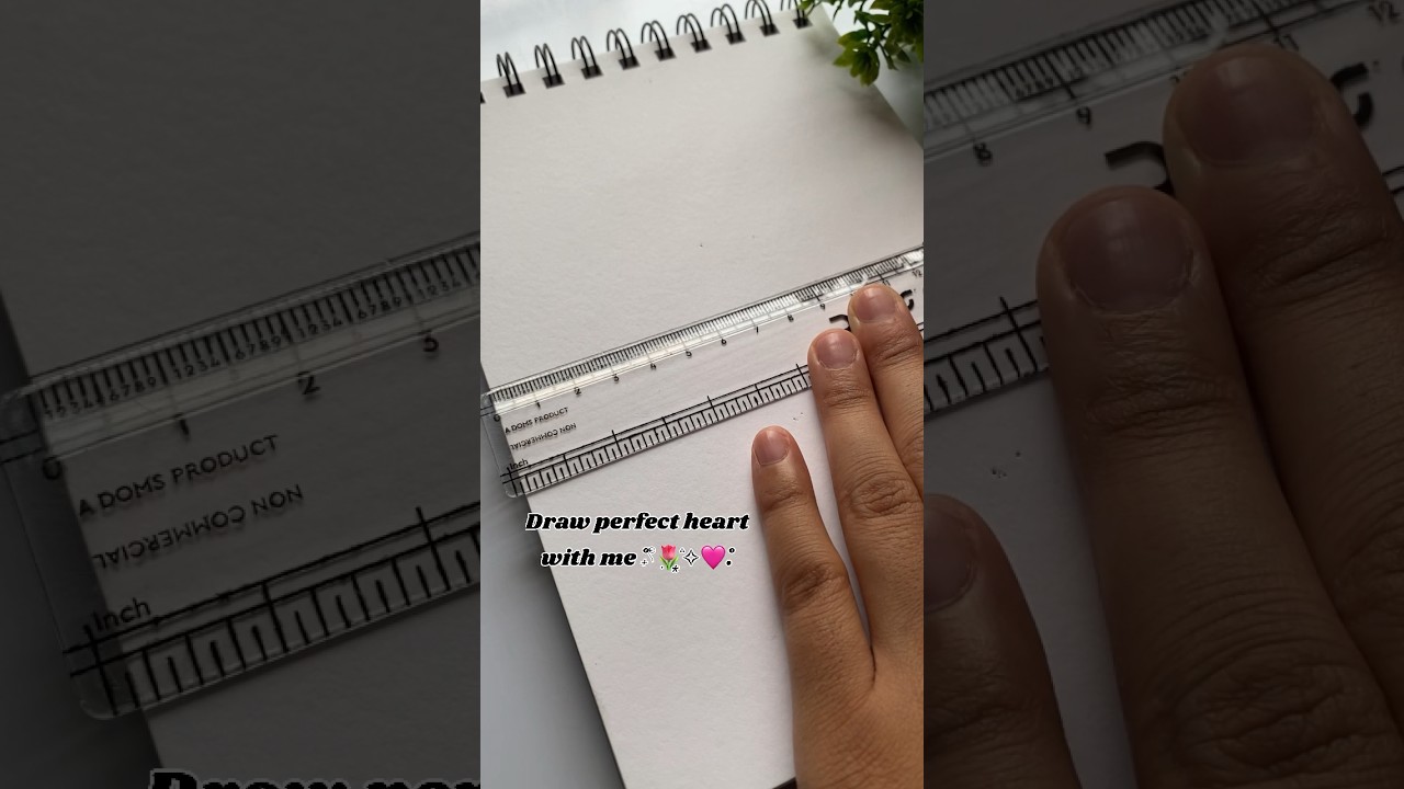 Easy way to draw heart 𓍢ִ໋🌷͙֒ ᰔᩚ #artistsonyoutube #artshorts #drawingforbeginners #tutorial