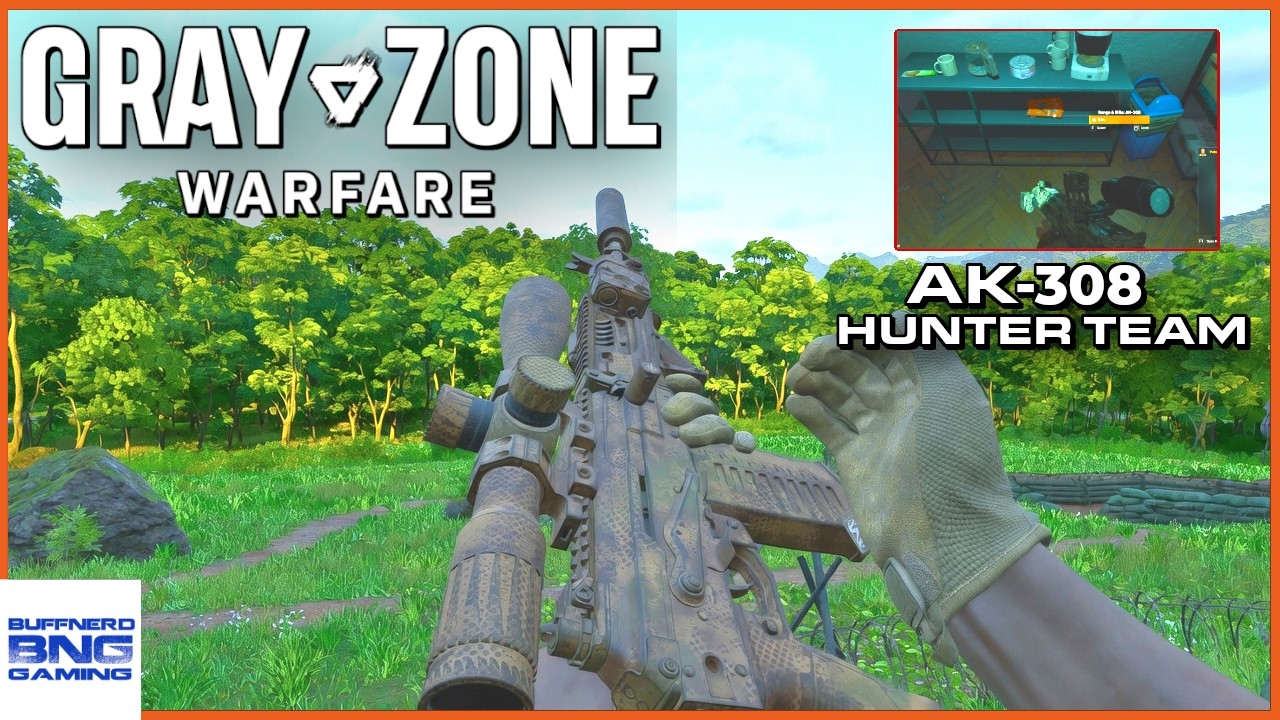 Чертеж AK-308 Hunter Team &mdash; Gray Zone Warfare 0.4
