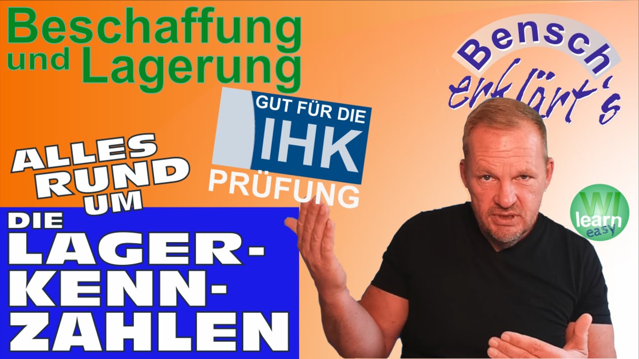 Die Lagerkennzahlen: Ø Lagerbestand, Umschlagshäufigkeit, Ø Lagerdauer und Lagerzinsen