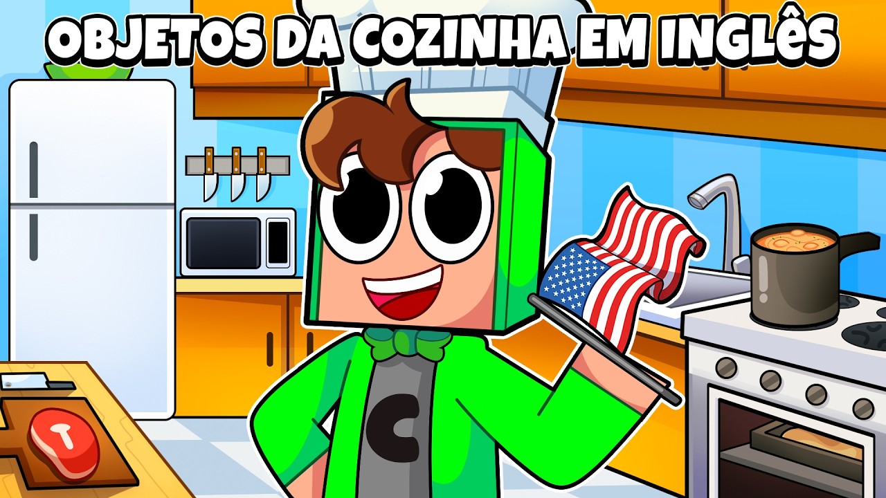 Aprenda tudo sobre a cozinha da sua casa em inglês!!