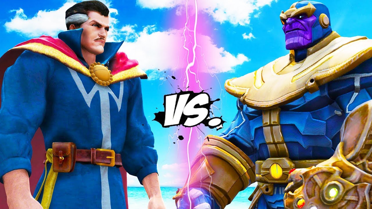 DOCTOR STRANGE VS THANOS INFINITY - EPIC BATTLE