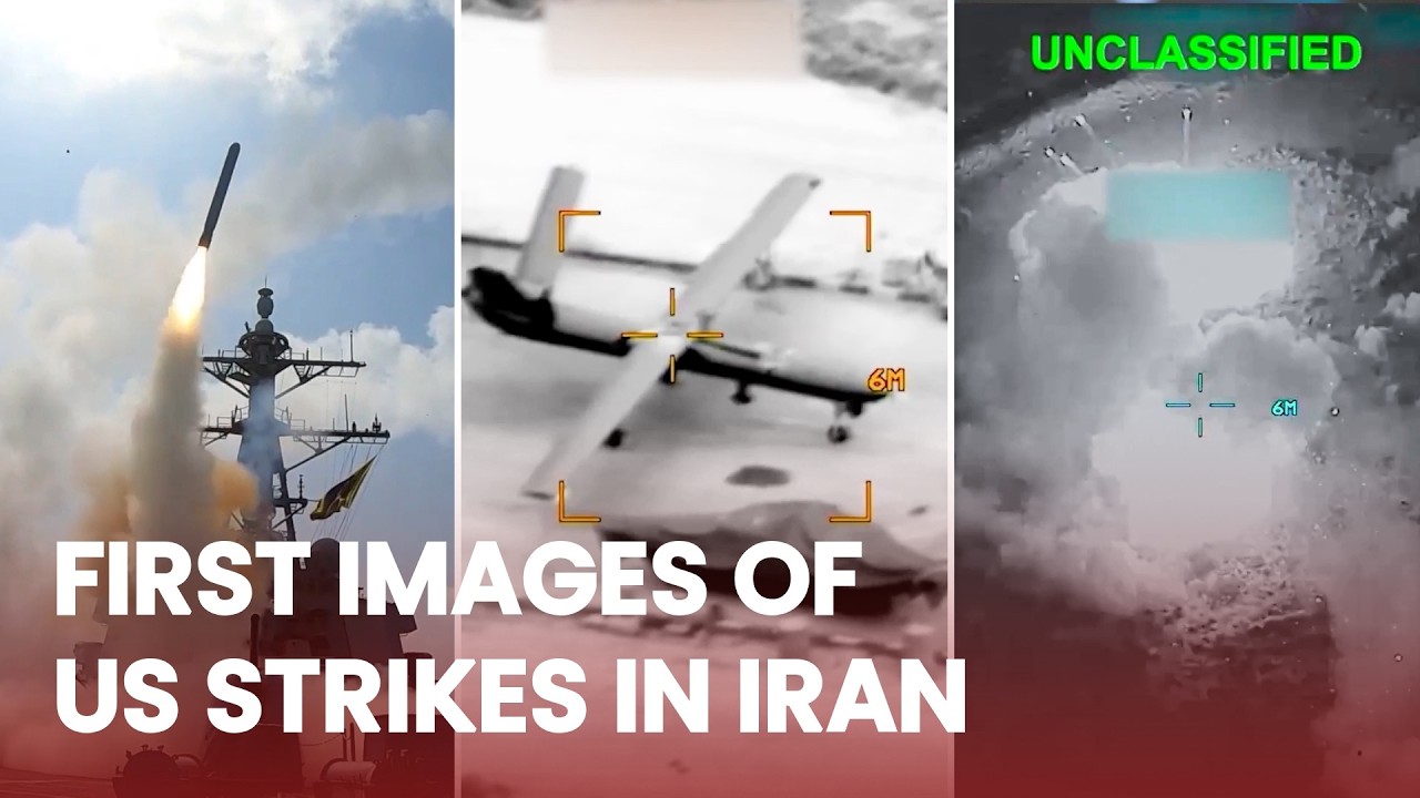 US releases footage of strikes against Iranian targets after Ayatollah killed