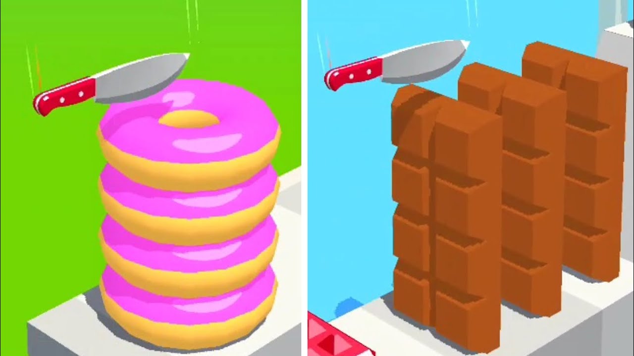 Slice It All Game! Satisfying and Relaxing ASMR Slicing Video