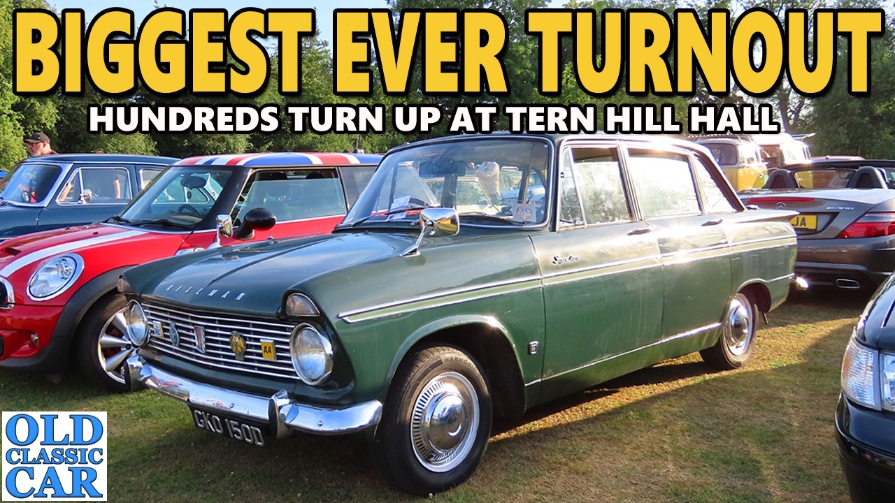 UNEXPECTED sightings at the Tern Hill Hall classic car meet