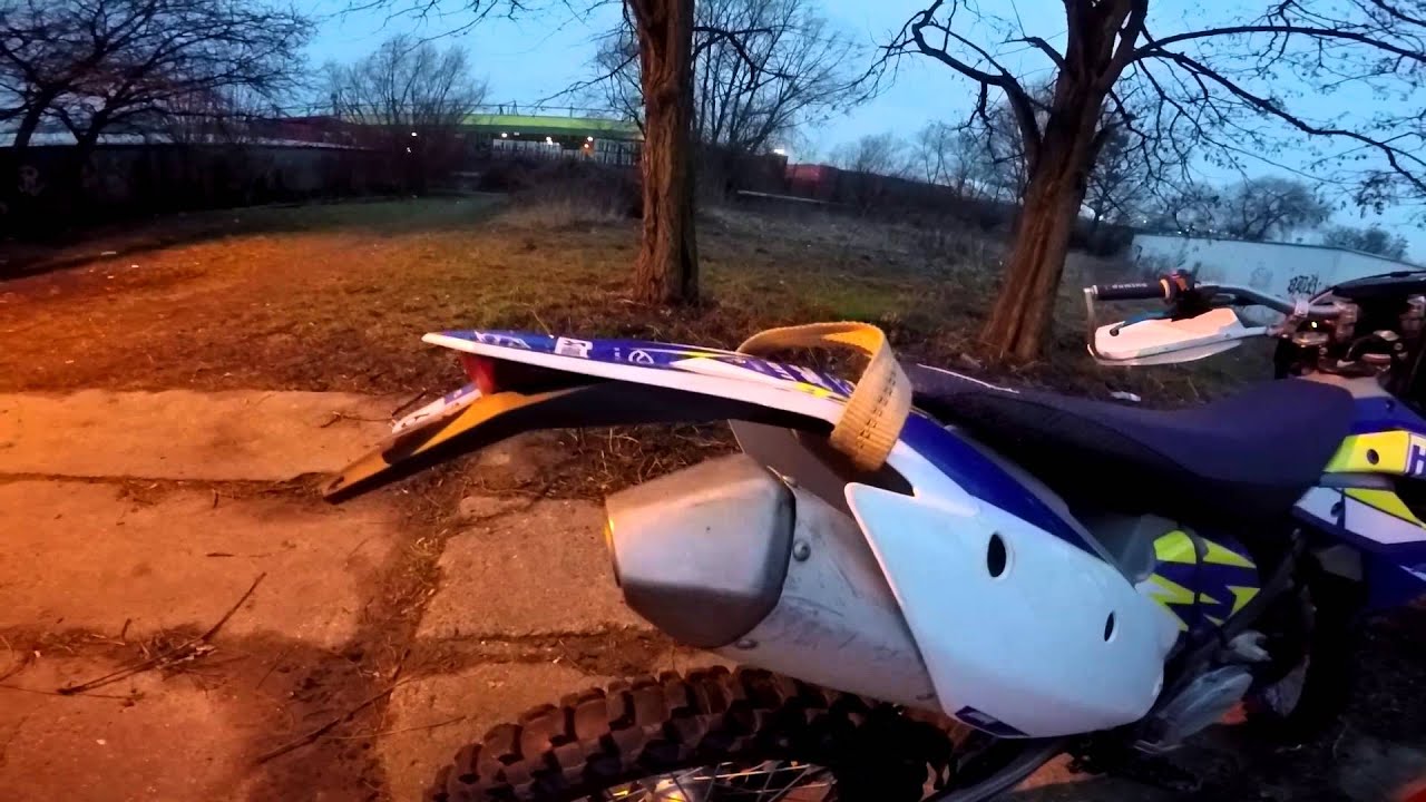 Husaberg FE 390 - FMF Q4 sound check
