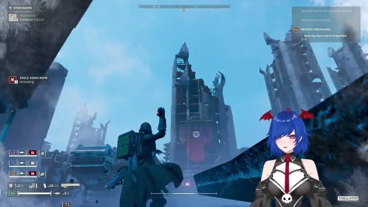 【HELLDIVERS 2】Vampiregirl crushes you with her hellpod! (cutely) (23.12.2025)