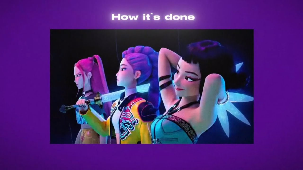 How it's done - Kpop Demon Hunters (sped up)