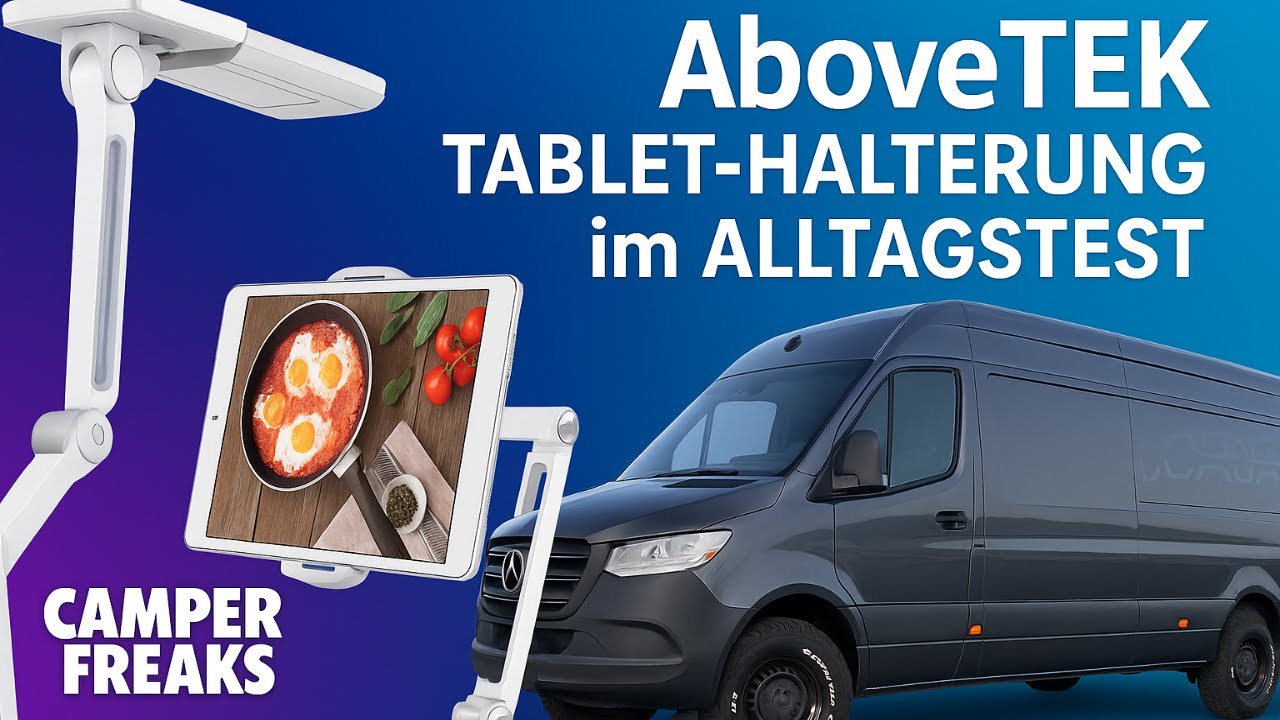 TOP oder FLOP im Wohnmobil?! AboveTEK Tablet Halterung im Camper Test 🛻📱