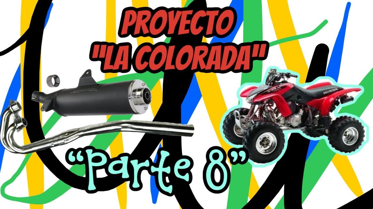 Proyecto trx400 “LA COLORADA” #parte8 ll SISTEMA DE ESCALE E INTAKE || #trx400ex #quads