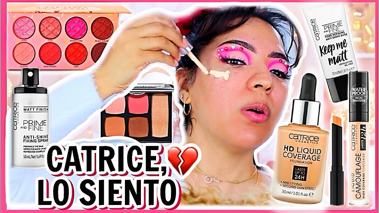 PROBANDO MAQUILLAJE ECONOMICO OTRAVEZ CATRICE, ULTIMA OPORTUNIDAD!!💆🏻‍♀️ ♥BeautybyNena