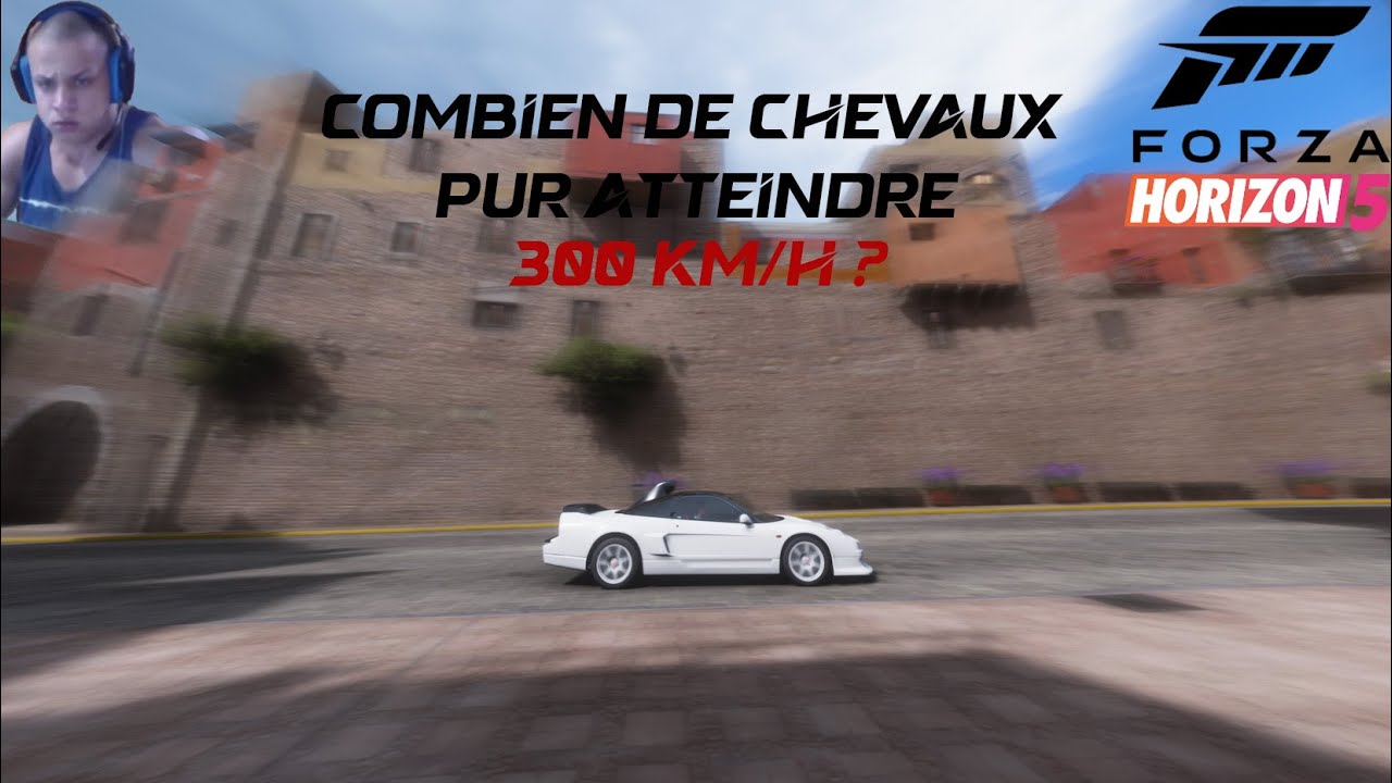 Le moins de chevaux possible pour atteindre 300 km/h ! Challenge Forza Horizon 5