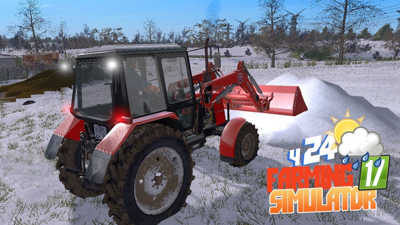 Farming Simulator 17 - СКВОЗНЯКИ и СНЕГ в коровнике! Куда пропали улья!? Зимний мод сезон на ферме