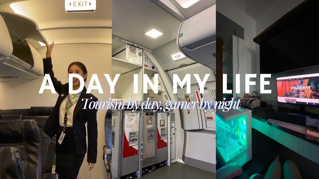 A day in my life as a Tourism student in DLS-CSB💚🏹 / streamer by night 👾✈️ | hanne
