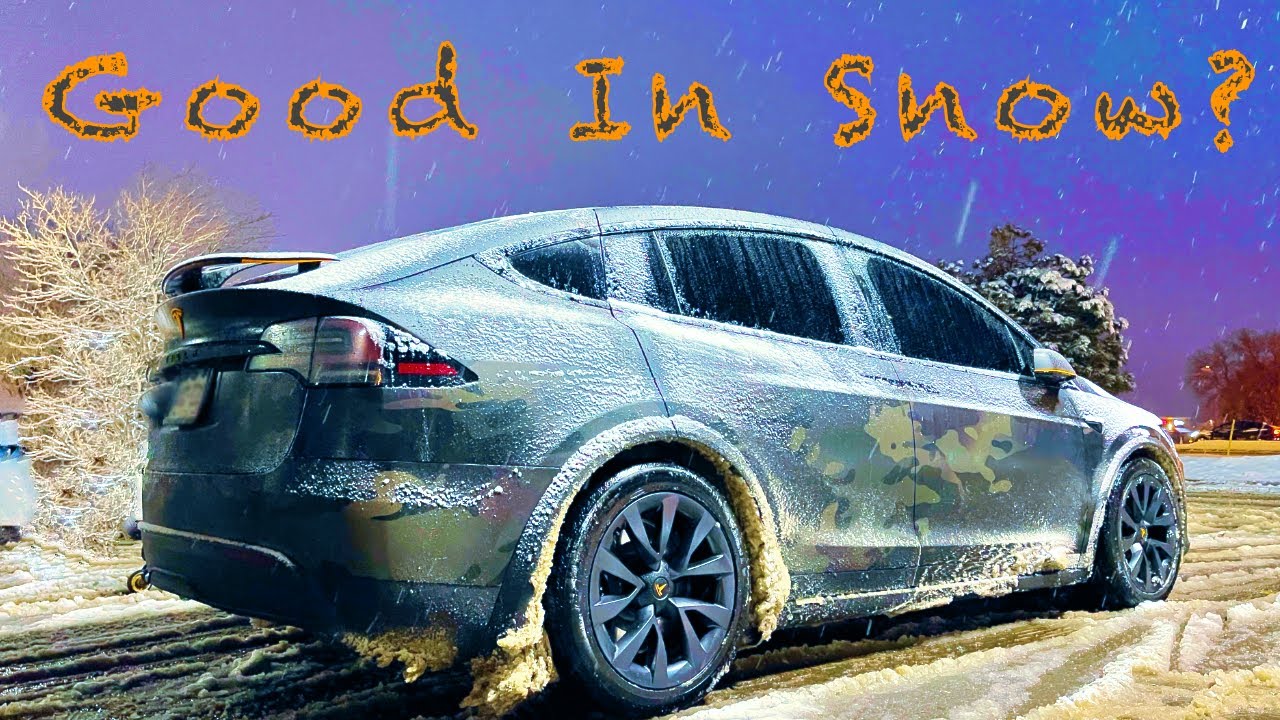 Tesla Model Y Performance vs Tesla Model X Plaid  are they even good in the snow?