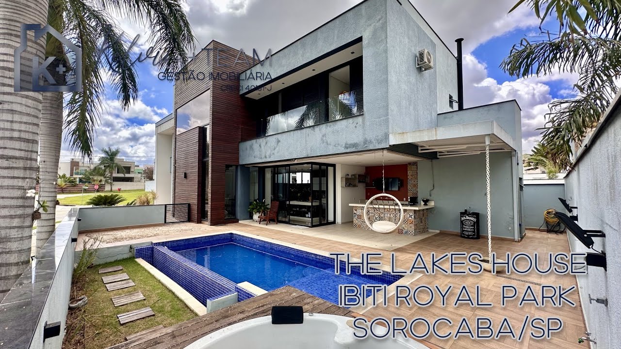 THE LAKES HOUSE - Frente Lago - Ibiti Royal Park - Sorocaba/SP - Kelvin+TEAM Gestão Imobiliária