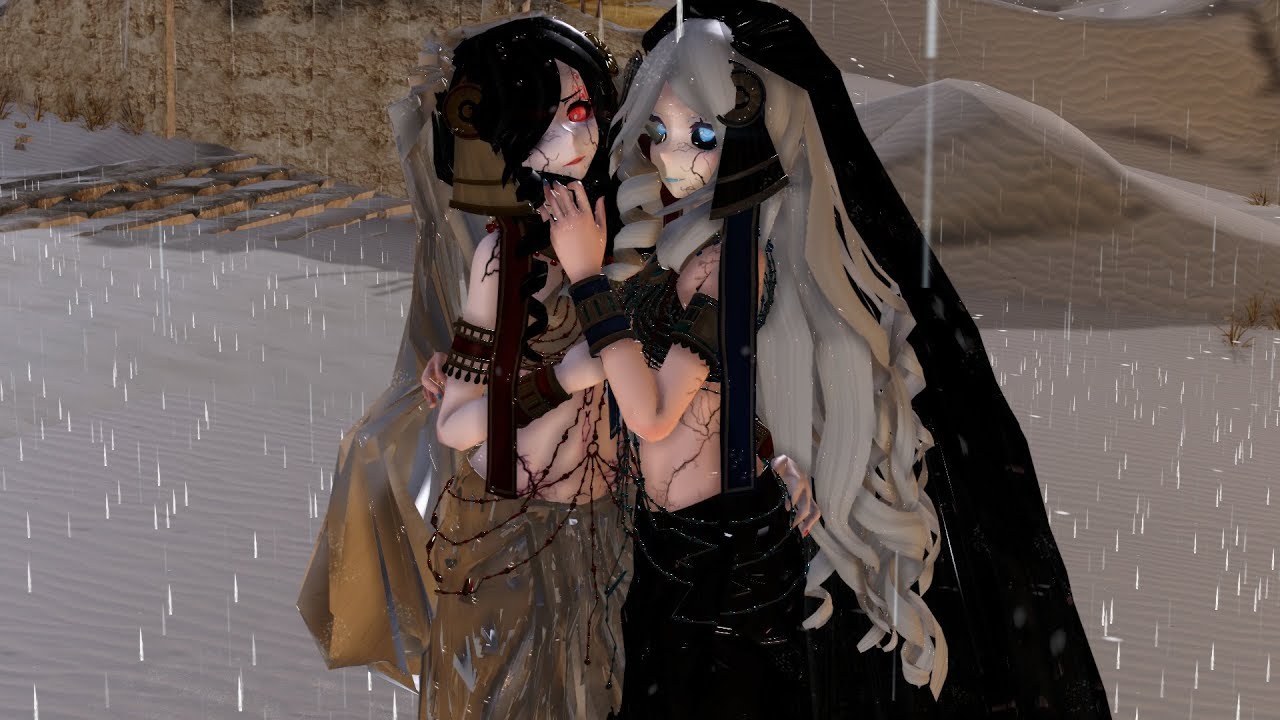 [MMD] TDA Egypt Priestess Kagari & Shirai - Dare ga Tame no Sekai