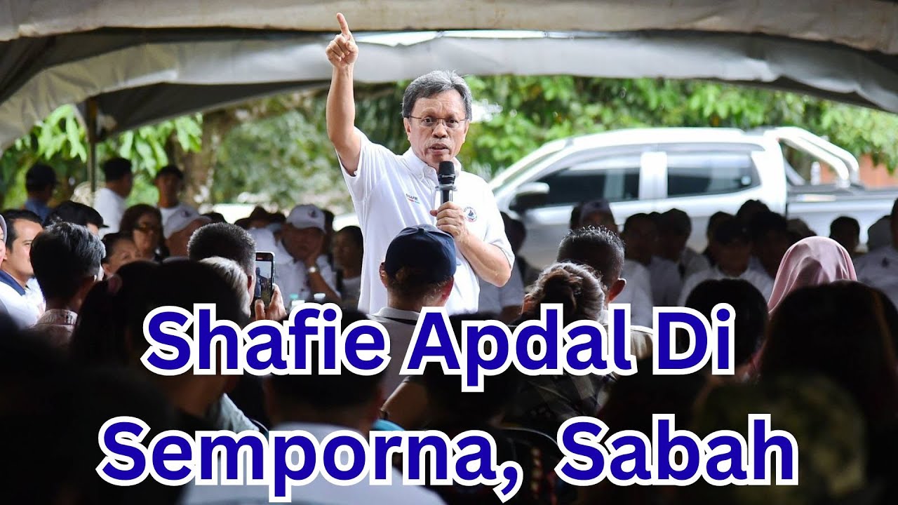 (PRN Sabah) Shafie Apdal: Majlis Presiden Warisan Bersama Rakyat Di Kg. Sg Tuhok, Semporna Sabah