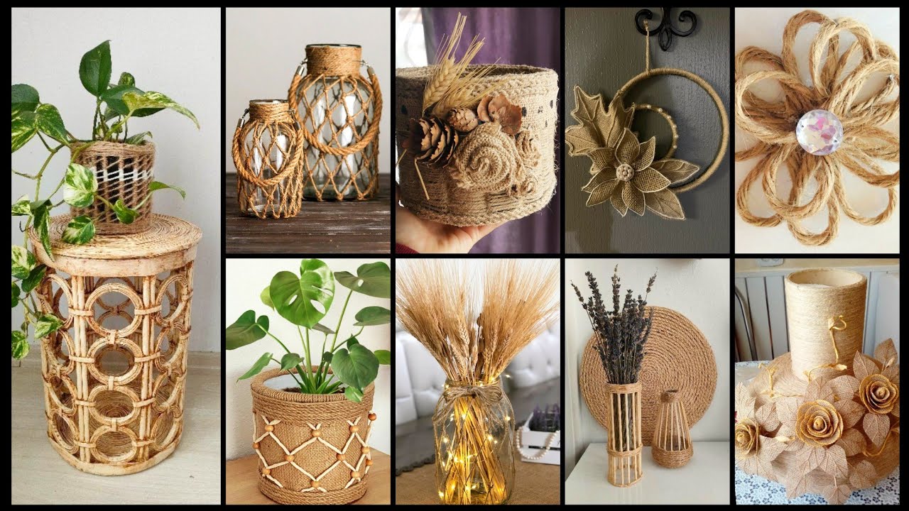 CHEAP Easy Rustic Jute Rope Home Décor Ideas | Budget-Friendly Handmade Crafts 🎄😊